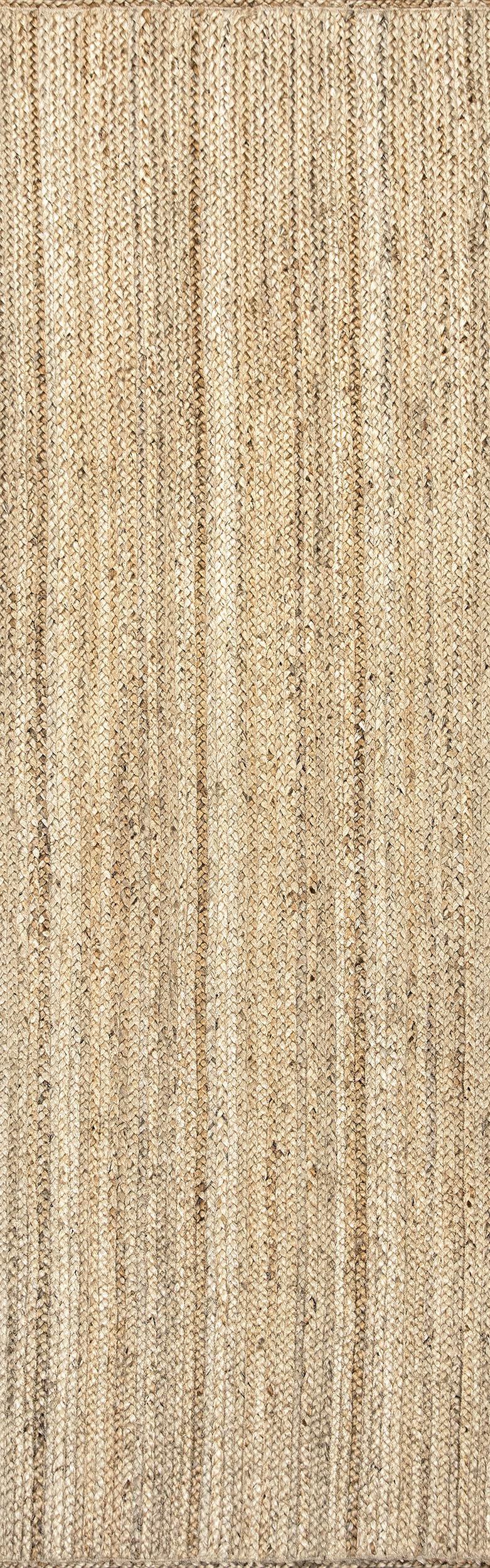 nuLOOM Rigo braided edge view showing craftsmanship and tidy finish for lasting wear