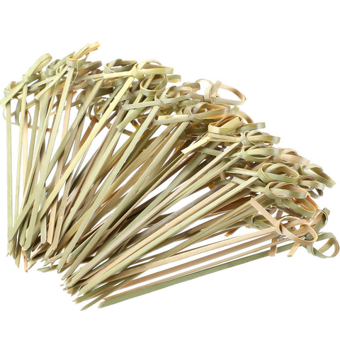 Nuogo front packaging of 1000 bamboo cocktail picks showing quantity and size