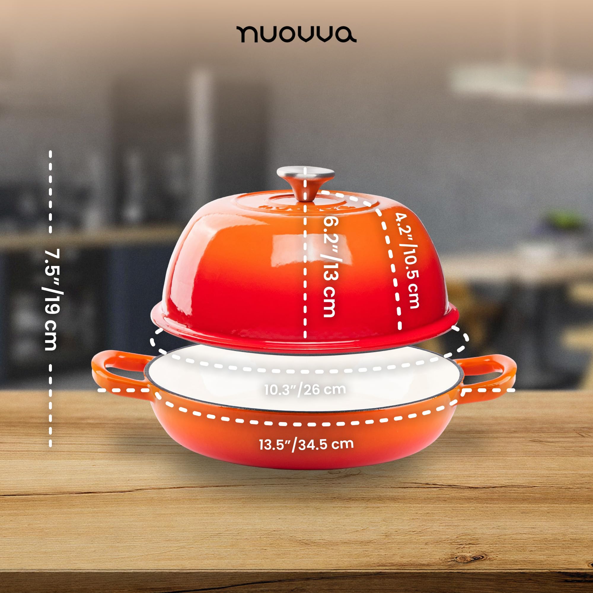 nuovva enamel close-up highlighting smooth finish for easy cleaning