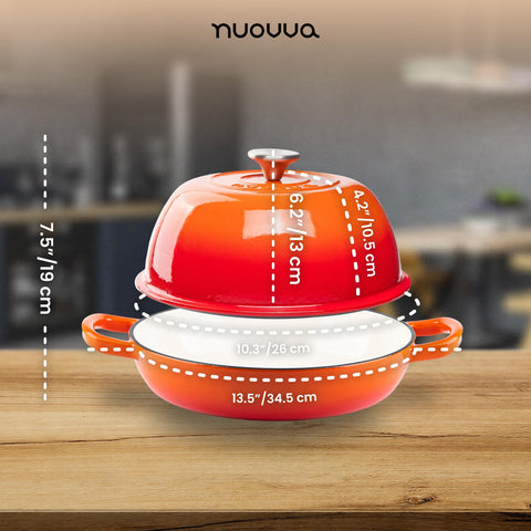 nuovva enamel close-up highlighting smooth finish for easy cleaning