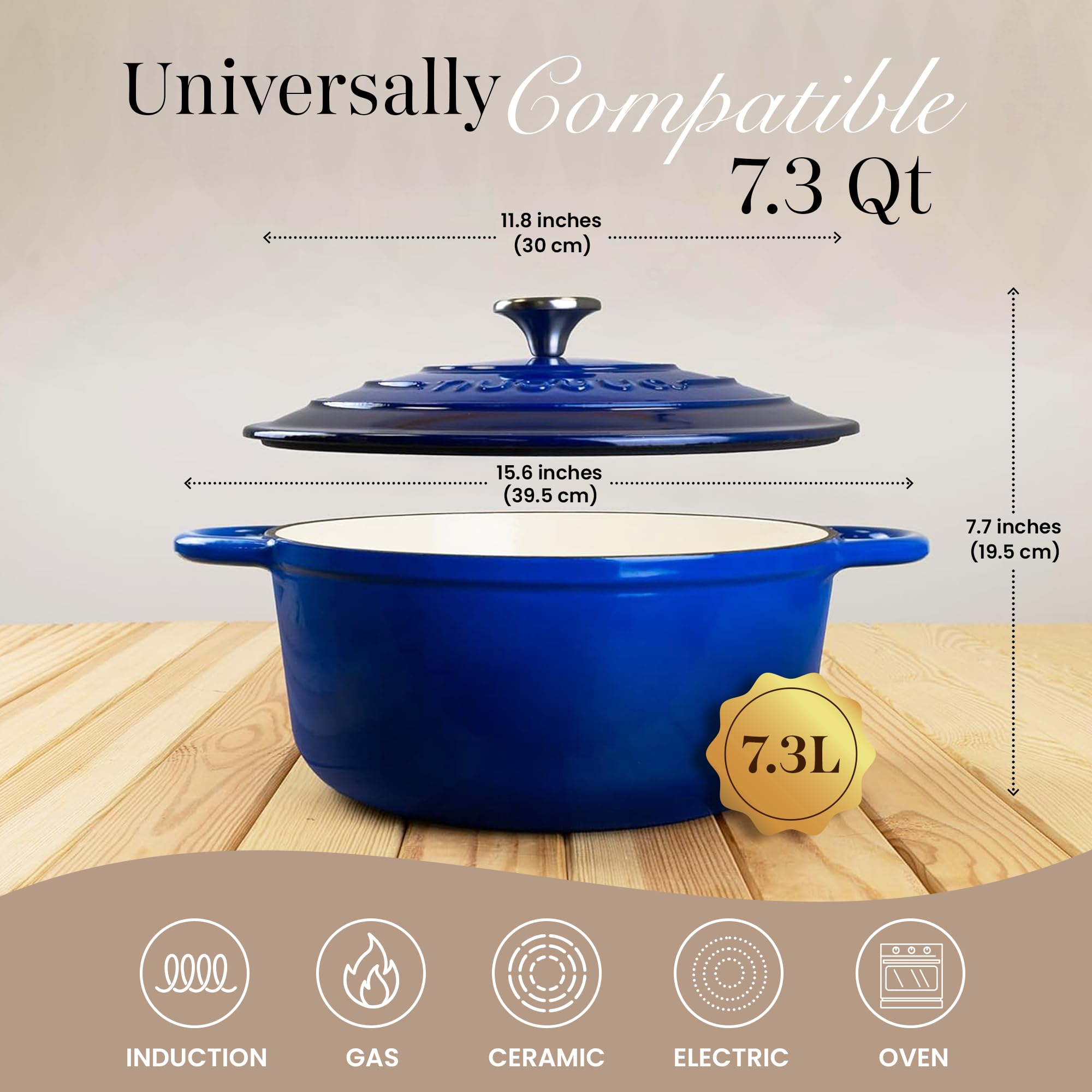 nuovva lid closeup highlighting cast lid fit and steam retention benefit: better moisture control