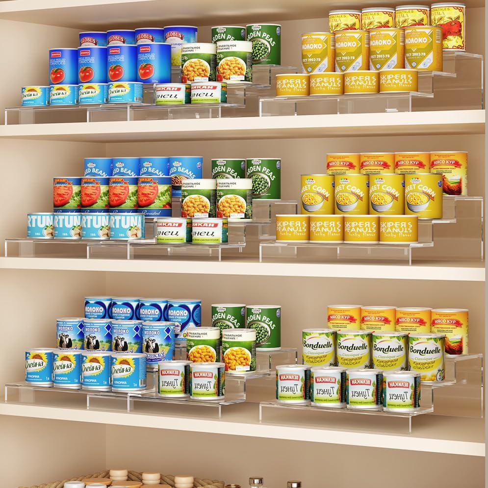 NuoyuanShen front view of clear acrylic organizer showing neat storage benefit