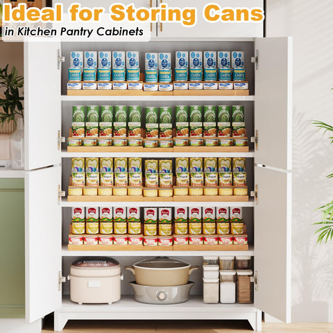 NuoyuanShen in use with opened cans on top tier, easy access benefit