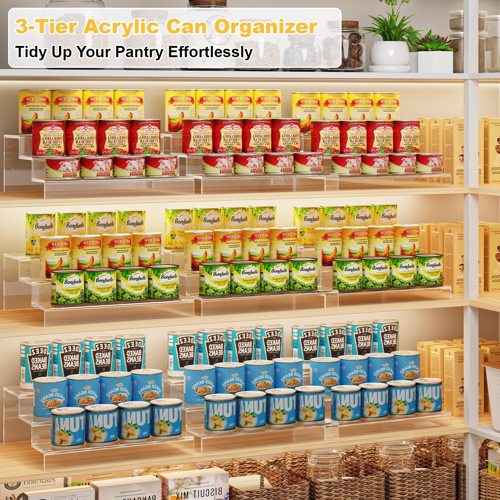 NuoyuanShen installed in pantry cabinet for tidy visible storage