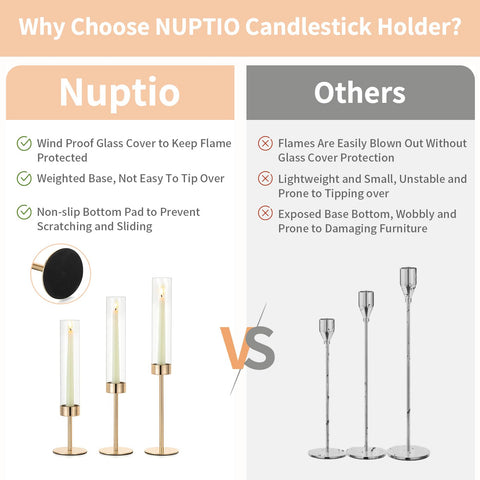 NUPTIO side profile showing the three heights for layered styling