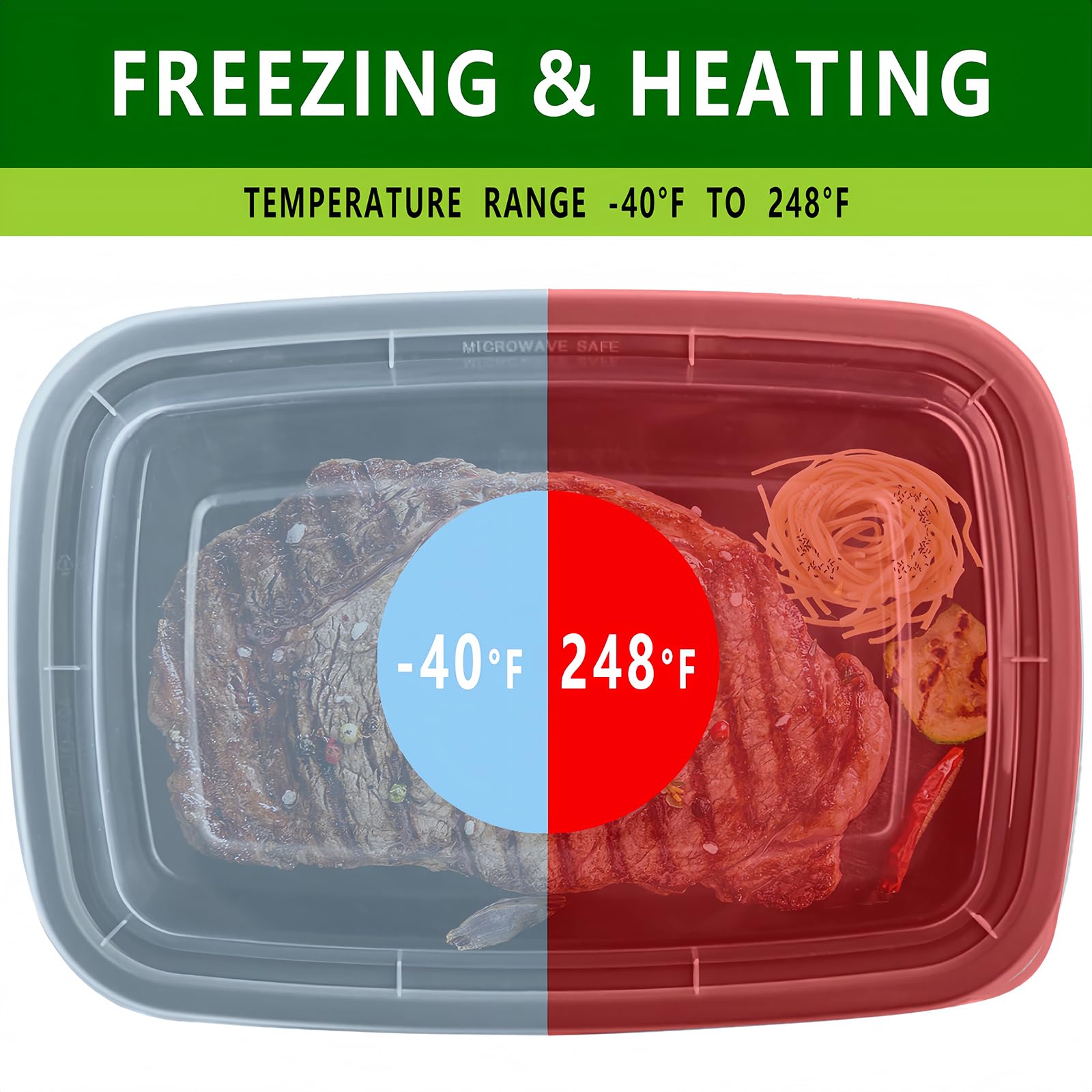 NutriBox stacked containers in fridge illustrating space-saving organization and visibility