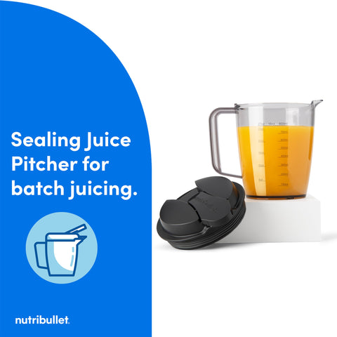 NutriBullet pulp basin removed for easy disposal and faster cleanup