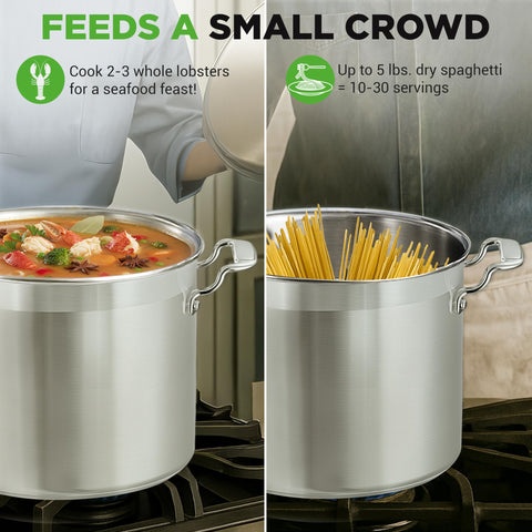 NutriChef thick induction-ready base close-up for even heat distribution