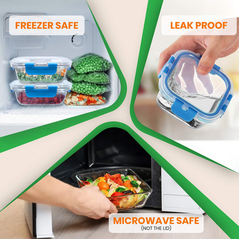 NutriChef close-up of hinged lid and removable gasket showing airtight seal benefit