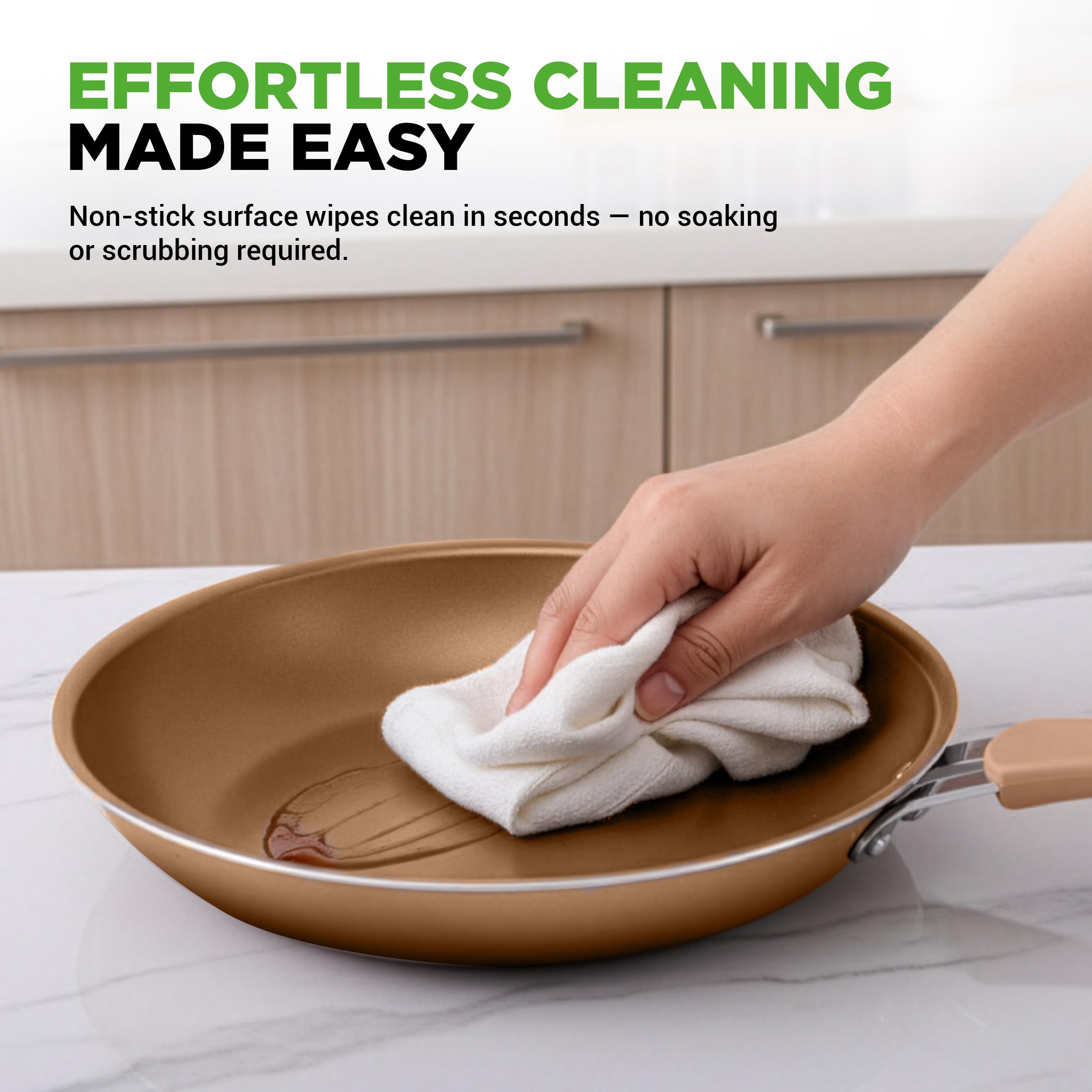NutriChef ergonomic cool-touch handle detail providing comfortable grip and safe handling