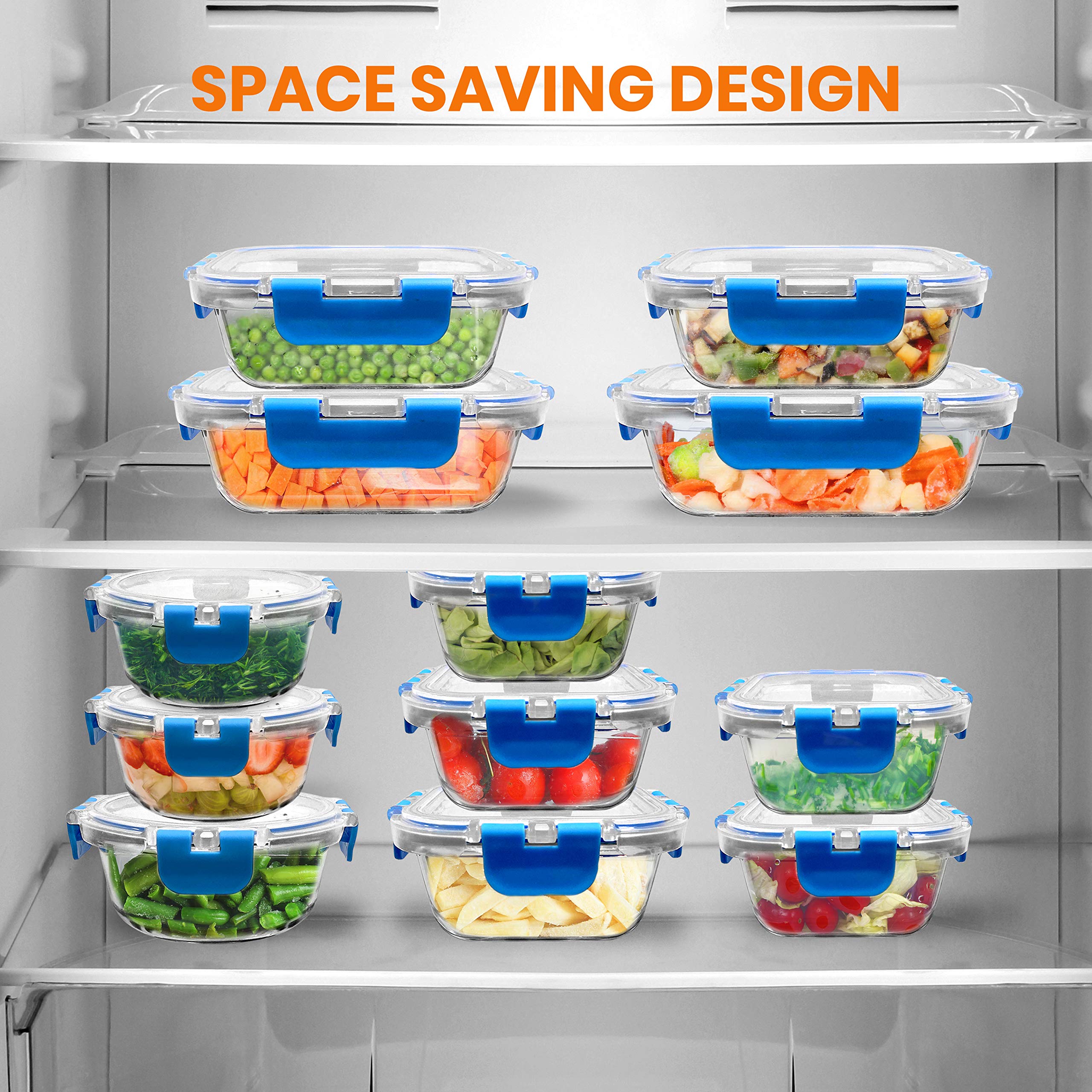 NutriChef in-use with packed lunches demonstrating portability and meal-prep convenience