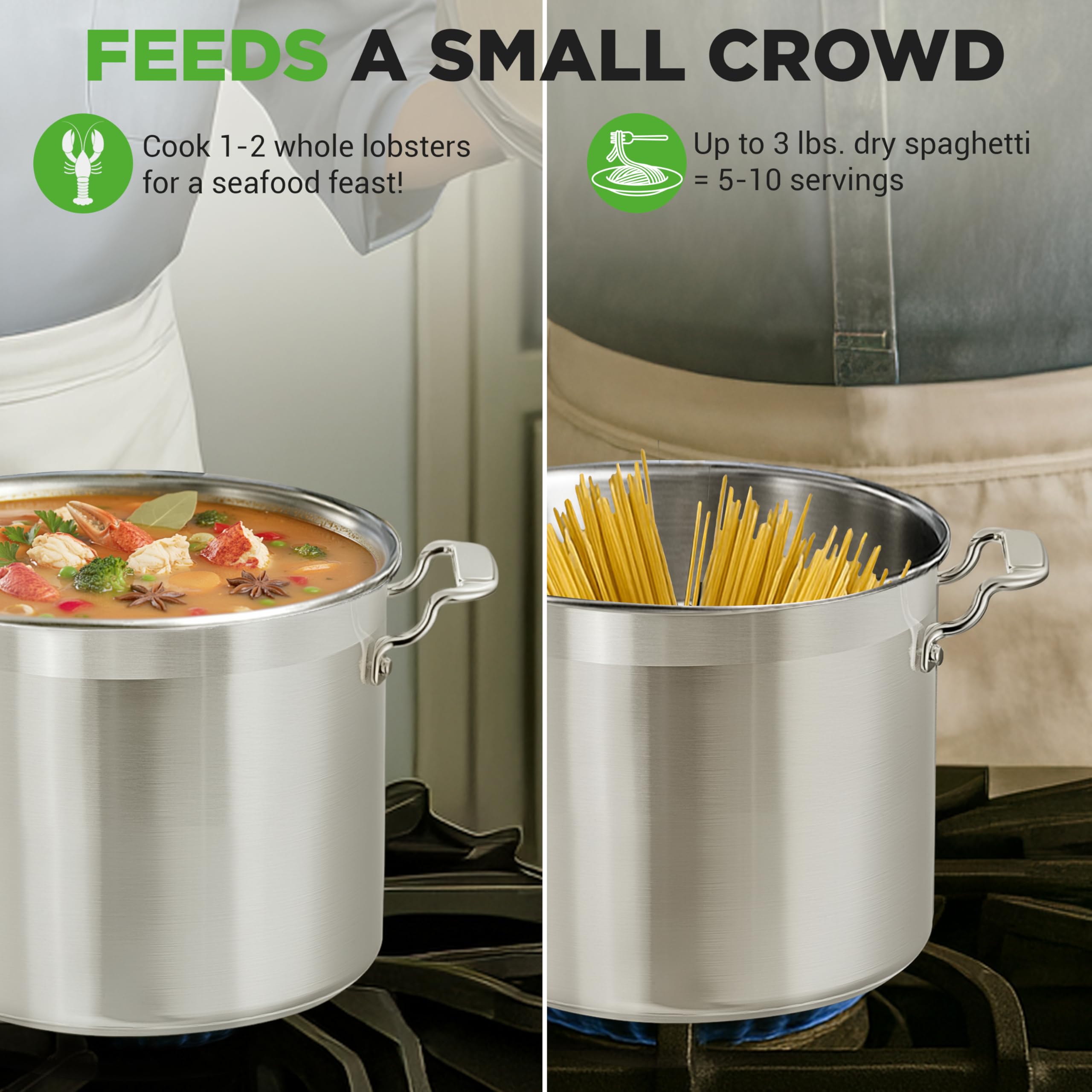 NutriChef matte interior view highlighting non-reactive food-grade surface
