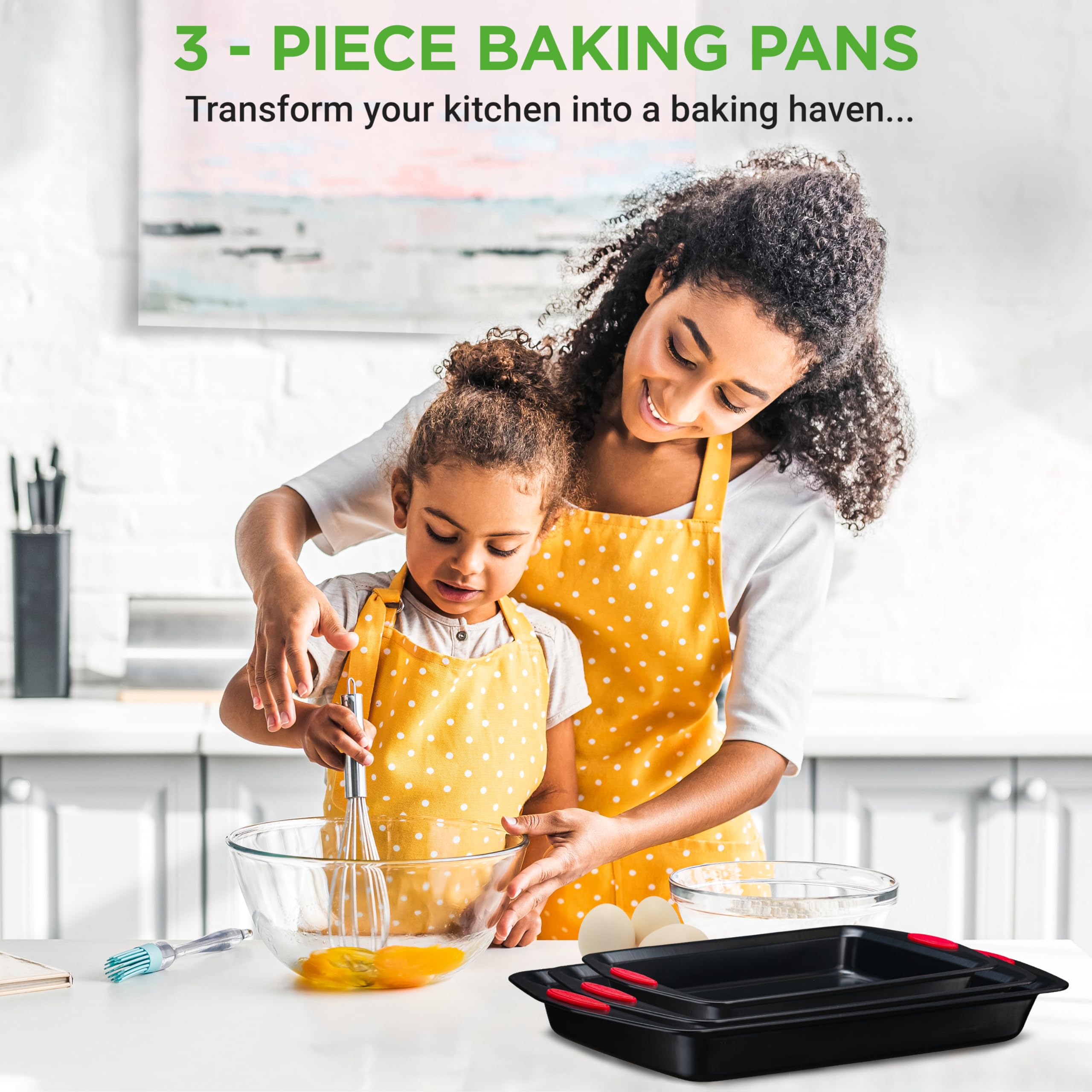 NutriChef large pan with cookies for even baking benefit