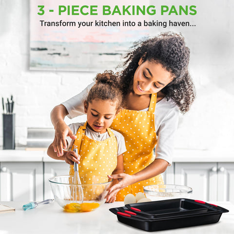 NutriChef large pan with cookies for even baking benefit