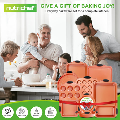 NutriChef set in kitchen with baked goods showcasing everyday versatility