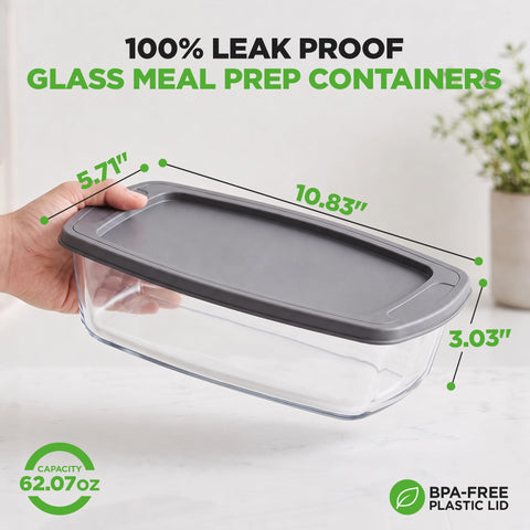 NutriChef close-up of borosilicate glass texture highlighting durability benefit