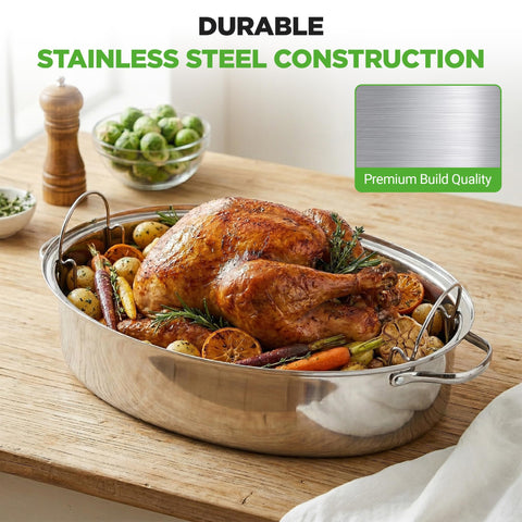 NutriChef removable rack detail for elevated roasting and crisping