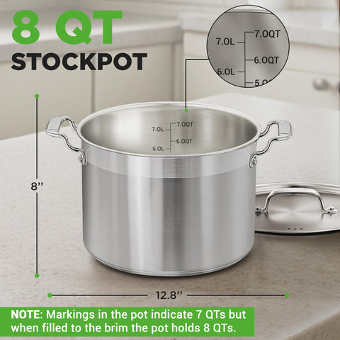 NutriChef stainless steel lid close-up sealing steam for better flavor retention