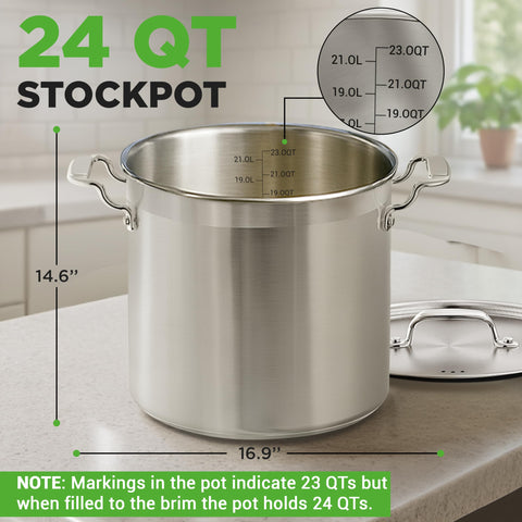 NutriChef side view highlighting riveted handle and sturdy construction benefit