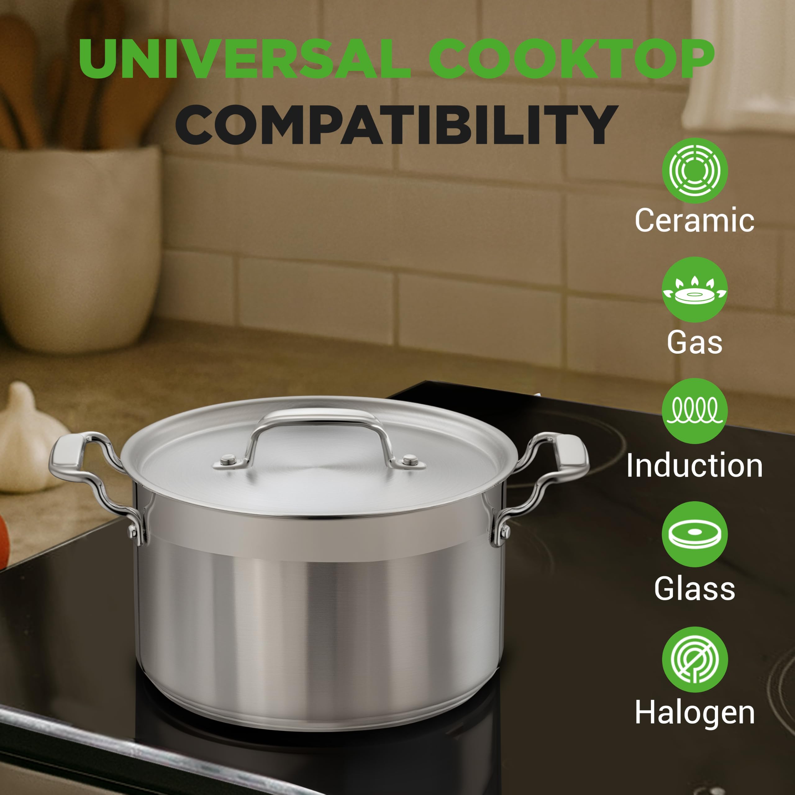 NutriChef beside common kitchen items showing five-quart scale for portion planning