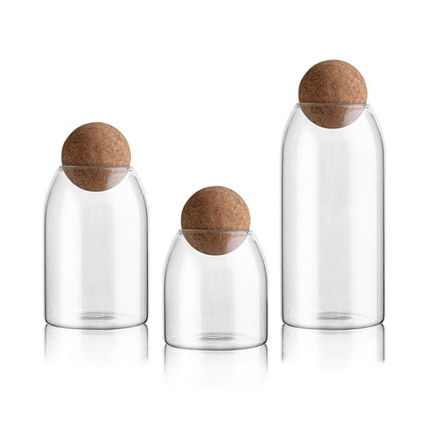 NUTRIUPS jars on breakfast table showing stylish pantry presentation benefit