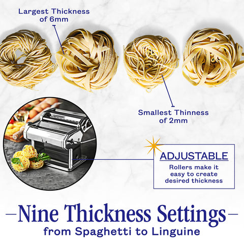 Nuvantee adjustment dial close-up showing seven thickness settings for precise control
