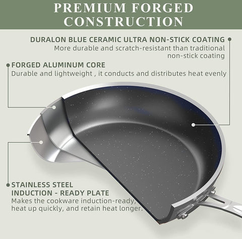 Nuwave close-up of ceramic coating texture demonstrating durable, scratch-resistant finish