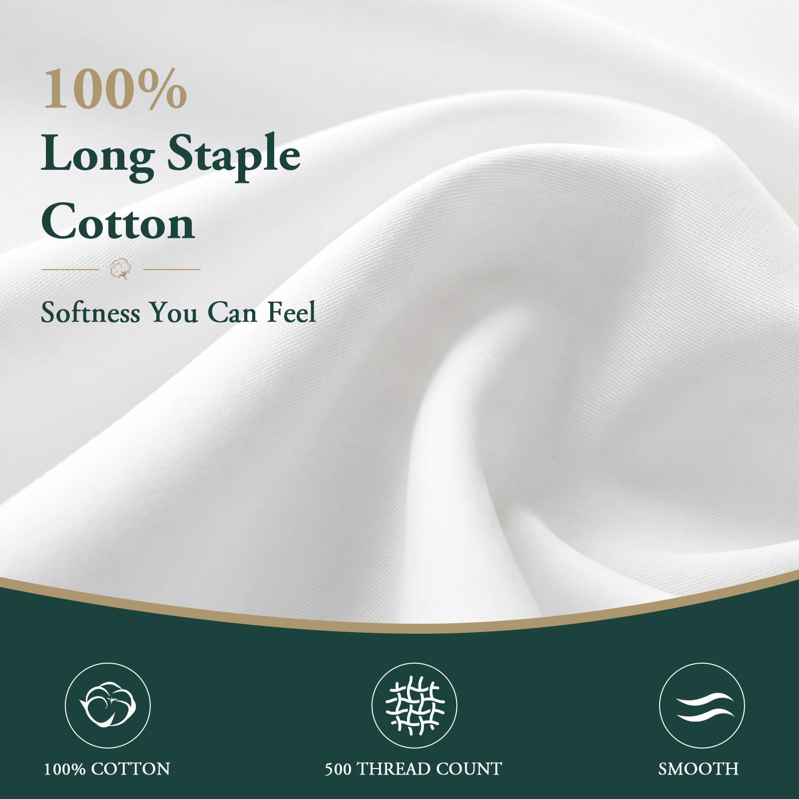 Nuzzle pillowcase fitted on a standard pillow showing smooth surface