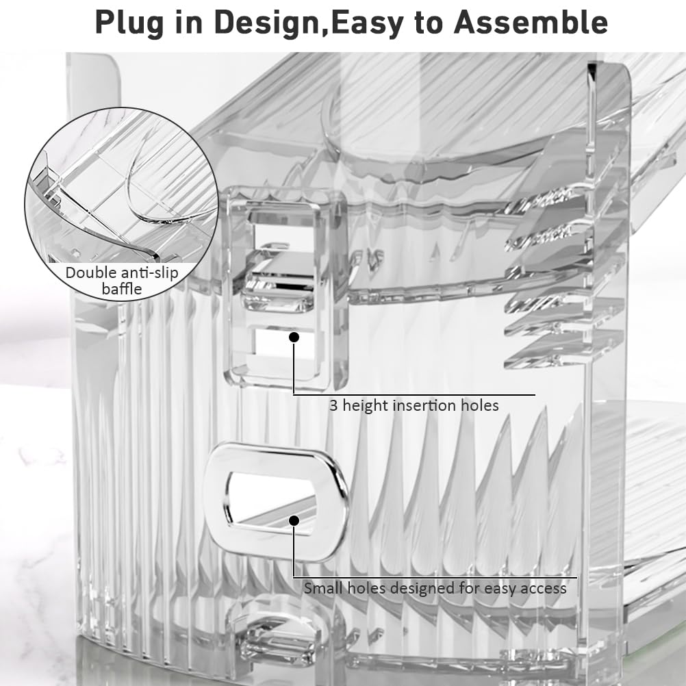 NVGSN dual stoppers detail displays heel and flat support for secure storage