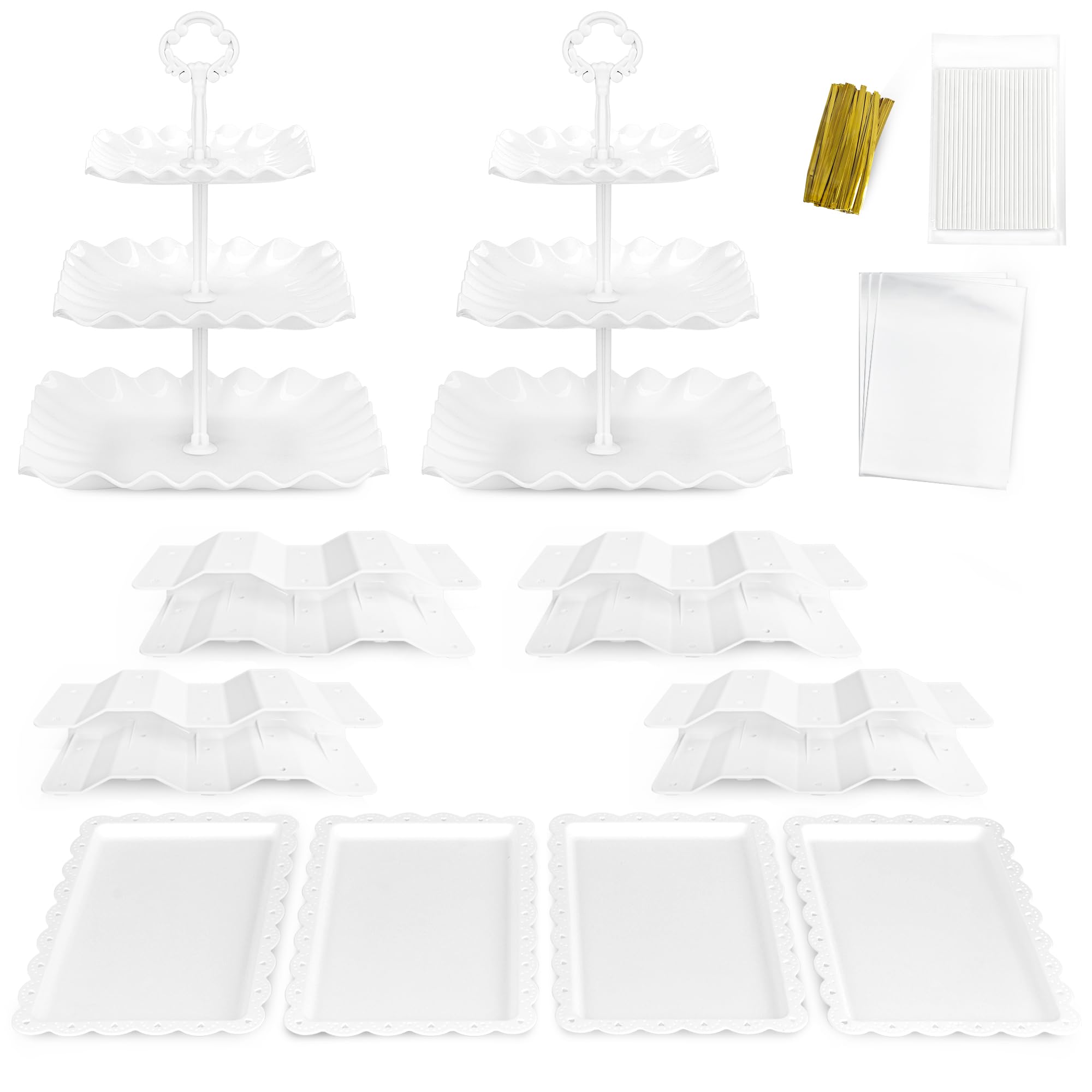 NWK cupcake stand close-up showing tier detail and sturdy support
