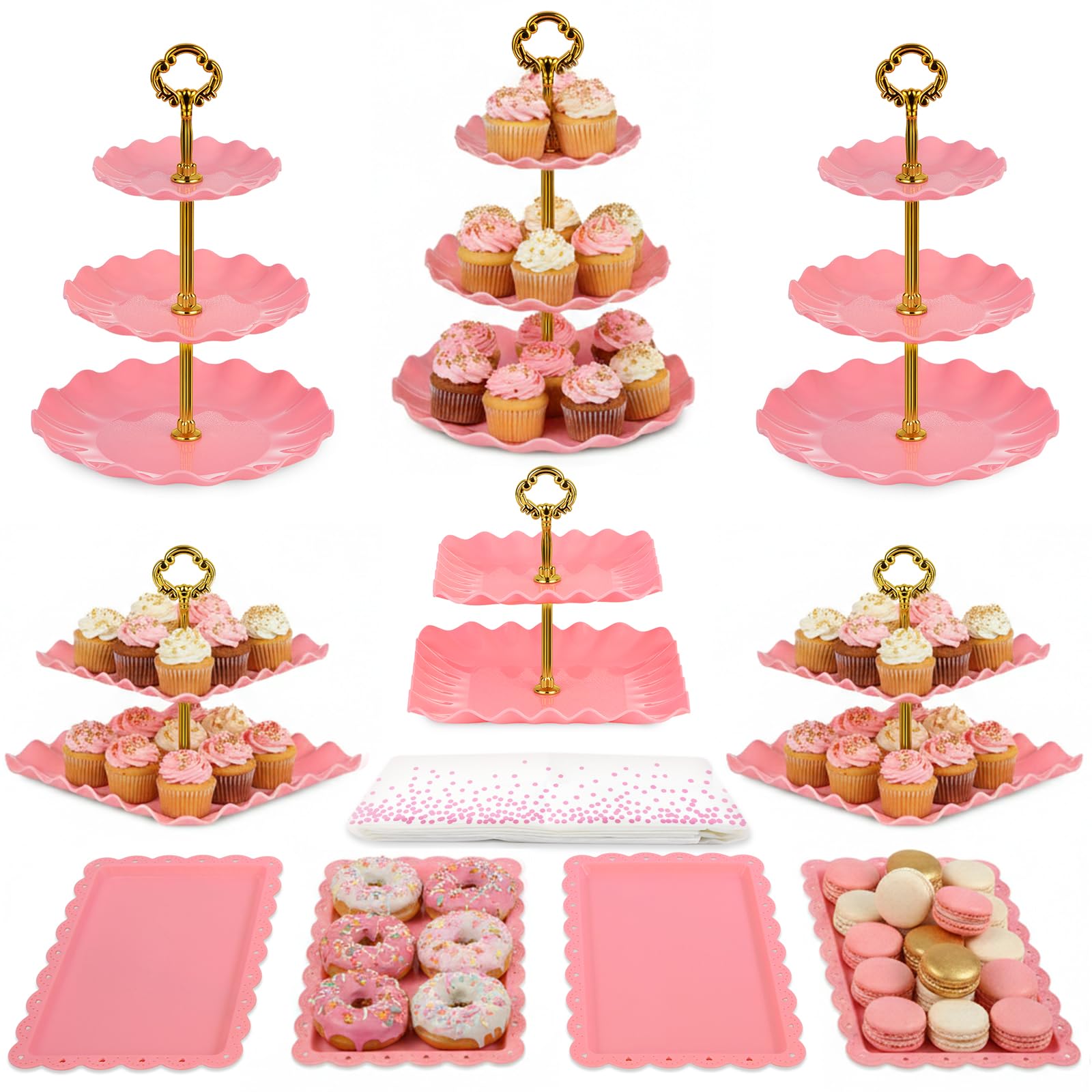 NWK front packaging showing complete pink dessert set and quick setup benefit