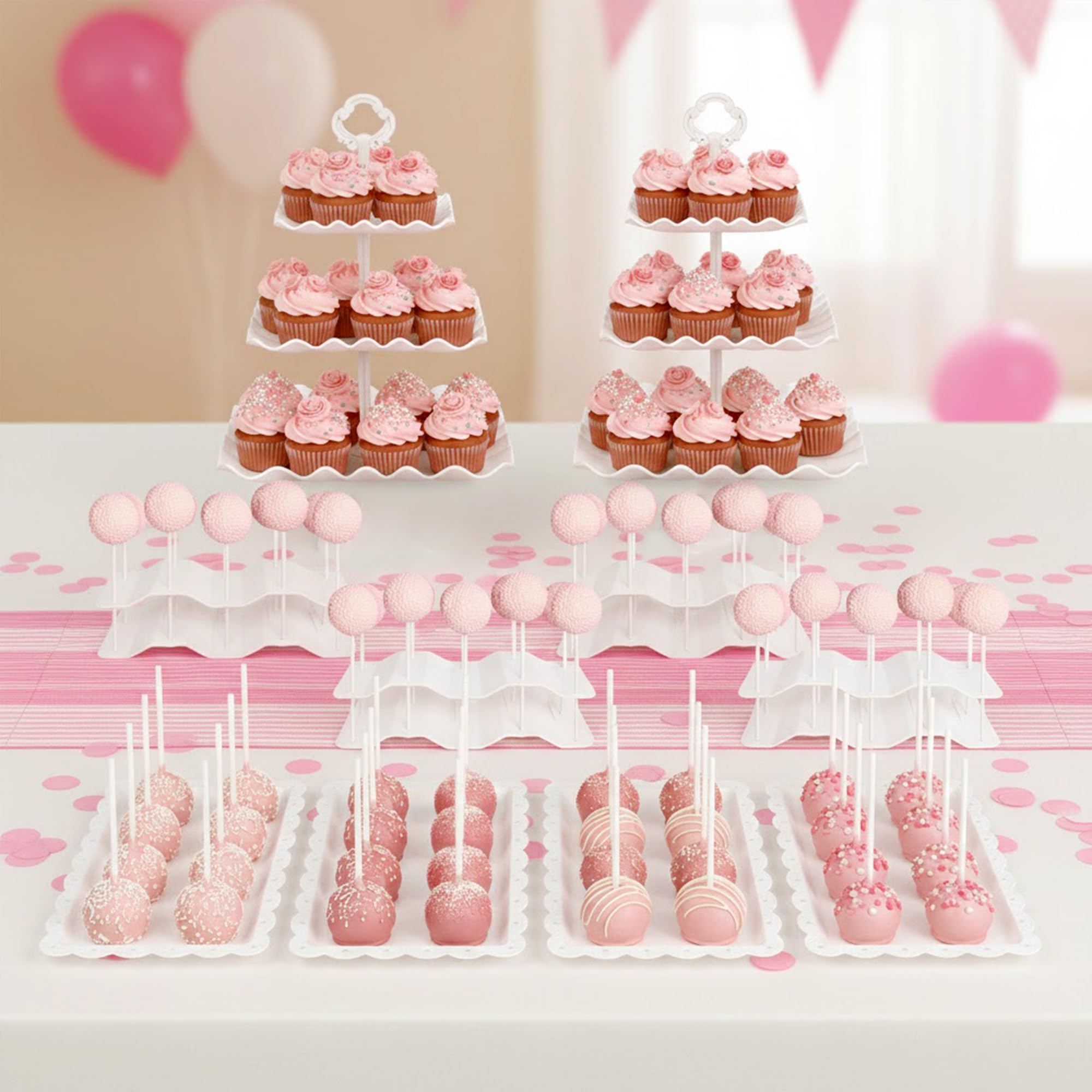 NWK lifestyle dessert table with treats, ready for parties