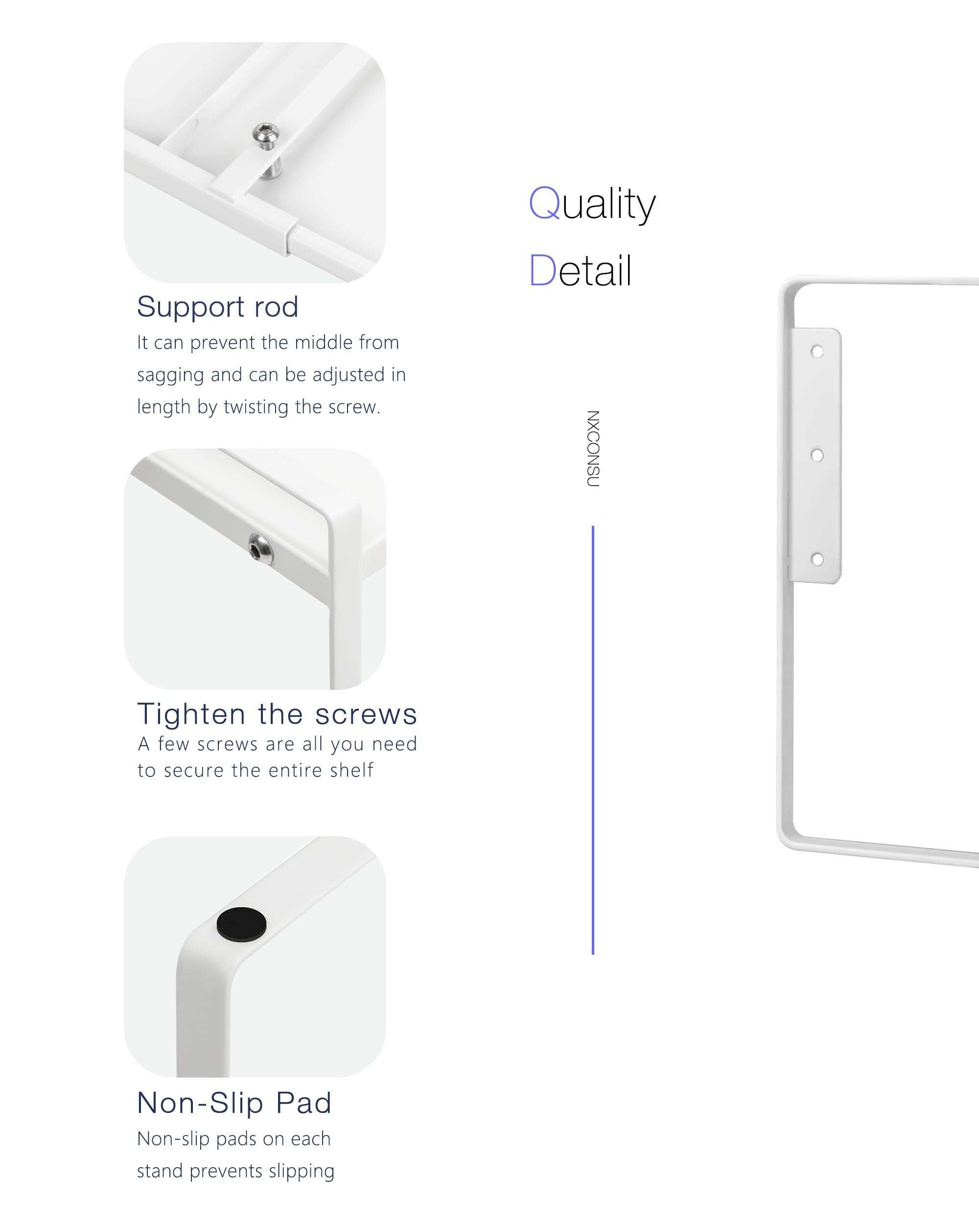 Nxconsu expanded width demonstration fitting a wide cabinet without side gaps