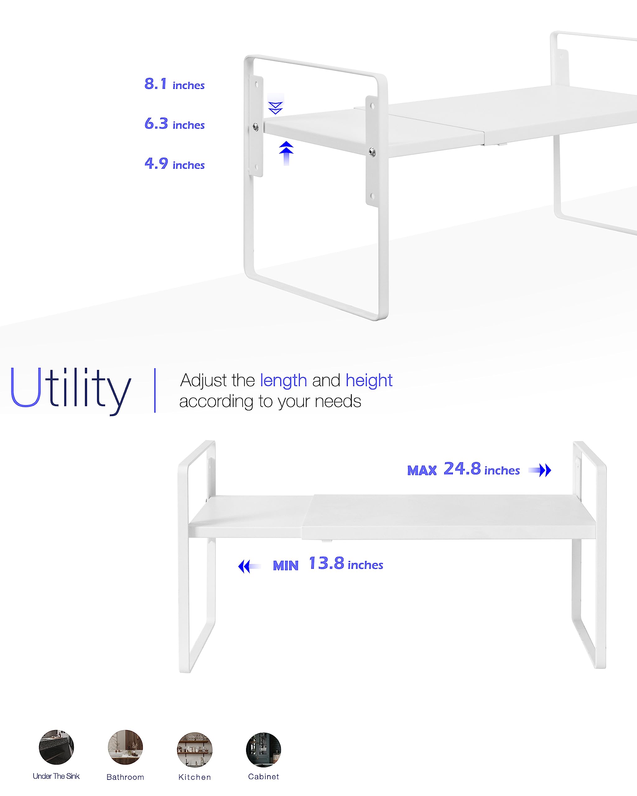 Nxconsu extended frame showing telescoping width for a precise fit benefit