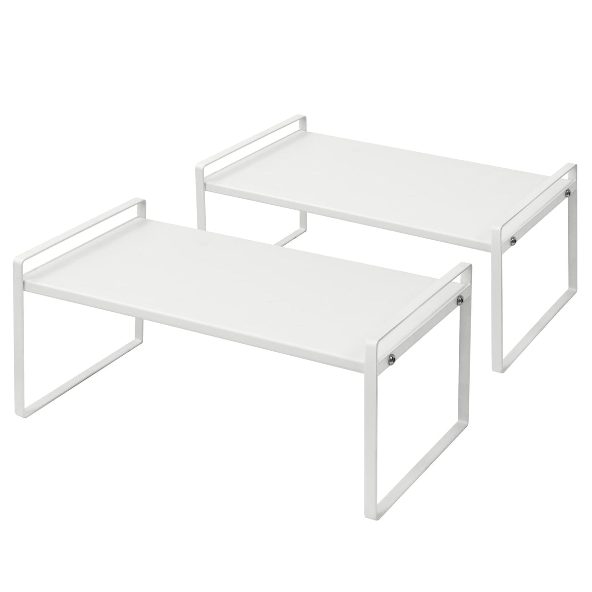 Nxconsu front view of white shelf pack showing compact design and organization benefit
