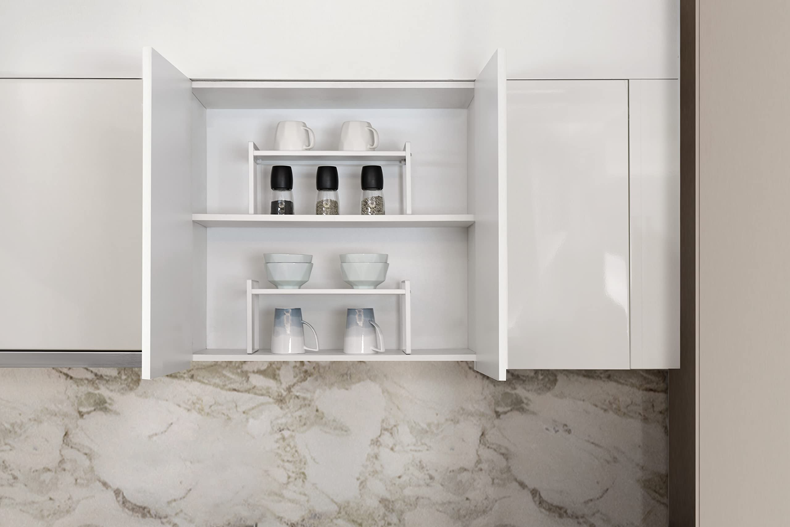 Nxconsu lifestyle countertop display demonstrating tidy organization and style