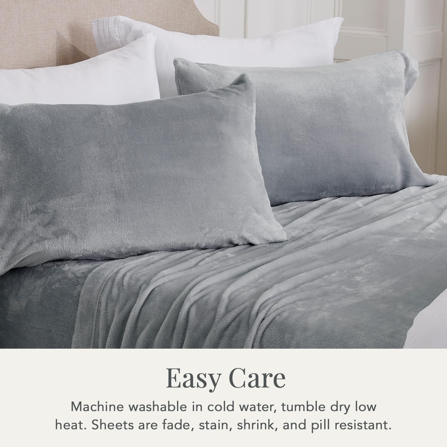 NY Loft pillowcase stitching close-up highlighting durable seams