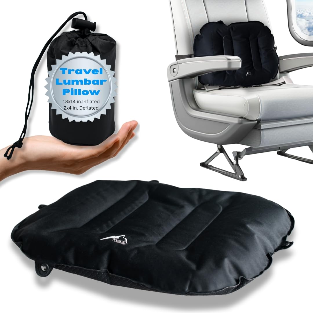 Nyack Exchange front view inflated showing full lumbar support benefit
