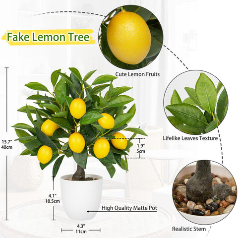 Oairse lemon fruits detail highlighting lifelike color and finish