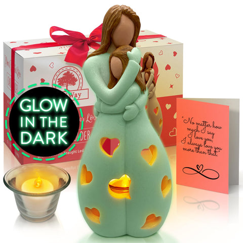 OakiWay front view showing statue and calming glow benefit