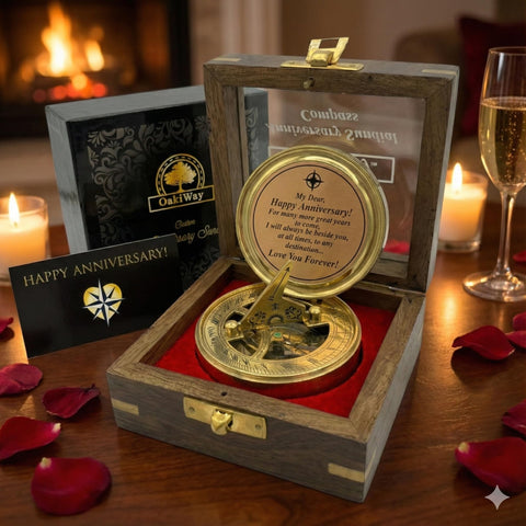 OakiWay mango wood box open display highlighting presentation and immediate gift readiness