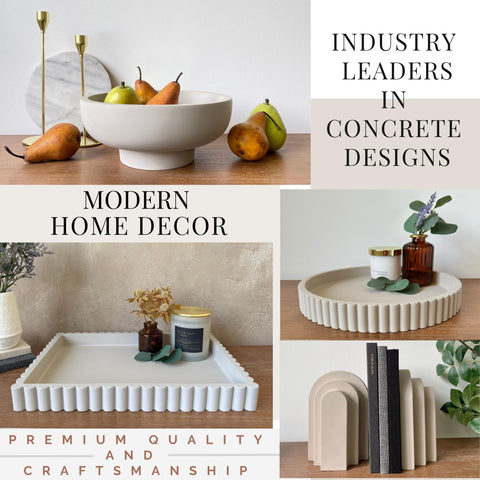 OAKOA tray styled on coffee table organizing decor for visual balance