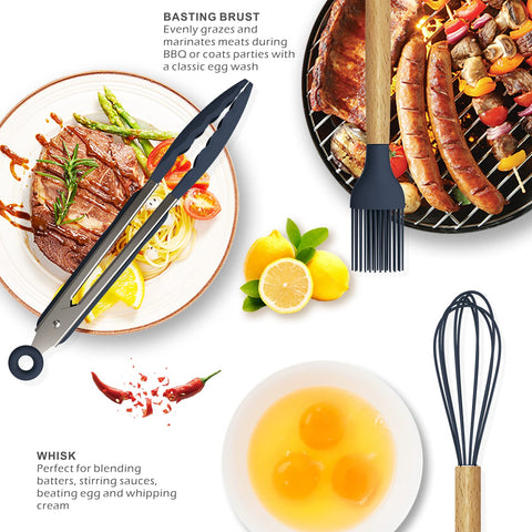 oannao utensils in use on stovetop protecting cookware and resisting heat
