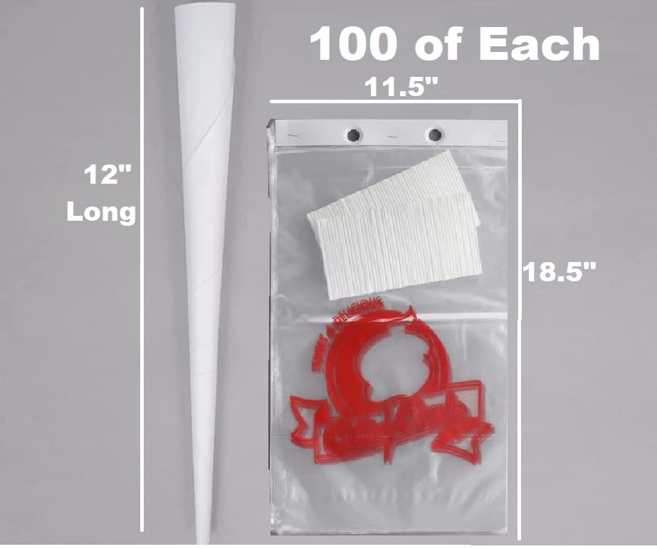 Oasis Supply cone handle reinforcement illustrating triple-wrapped strength benefit