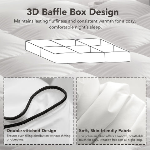 OASWET corner loop detail for secure duvet cover attachment and reduced shifting