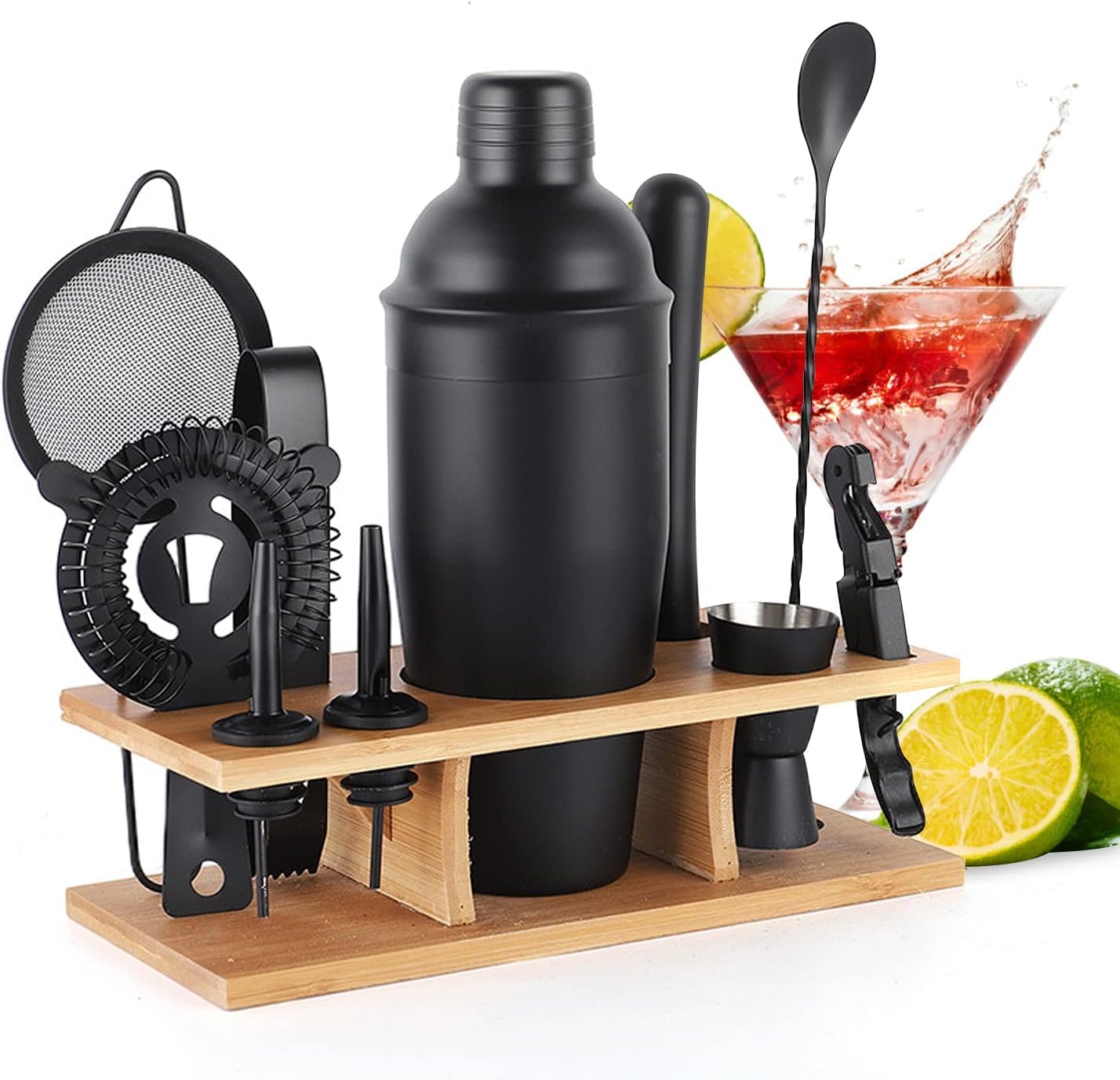 OBALY front view of complete shaker set showing organized kit and neat presentation