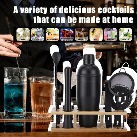 OBALY shaker beside glassware showing compact scale and easy home use