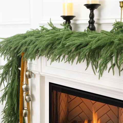 Obralitic close-up of realistic Norfolk Pine needles showing texture and durable finish