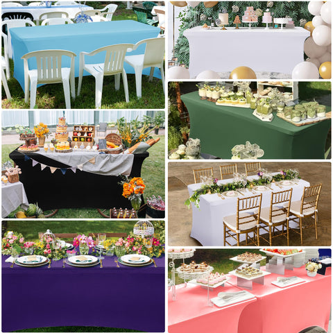 Obstal sage green cover styled at a wedding reception for cohesive decor