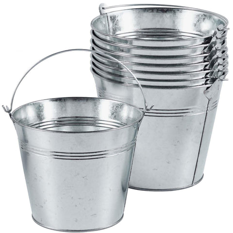 OBTANIM front view of eight buckets showing uniform set and storage benefit